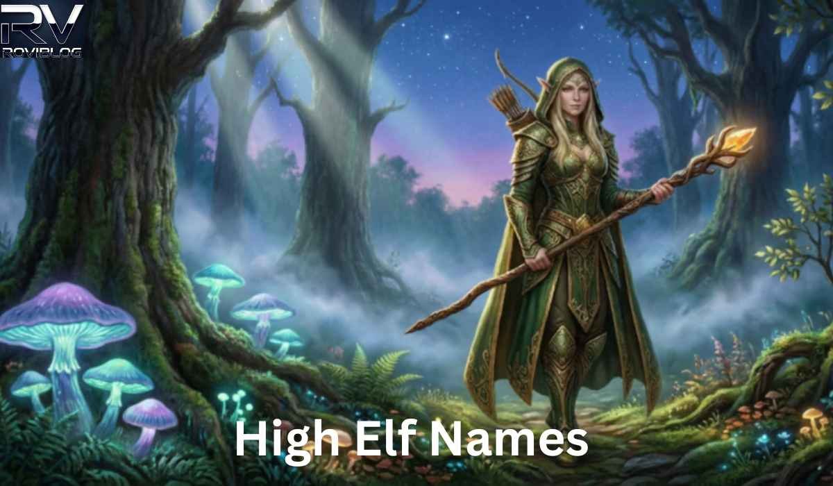 540+ High Elf Names For Fantasy Characters & DnD, RPG Worlds