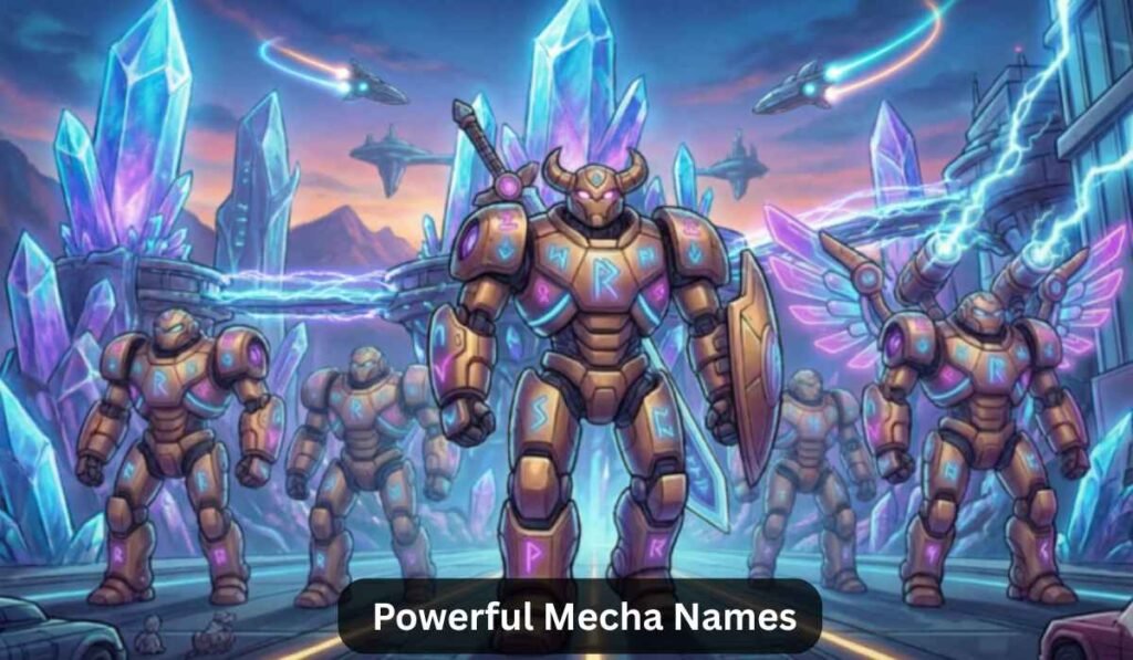Cool, Best & Powerful Mecha Names