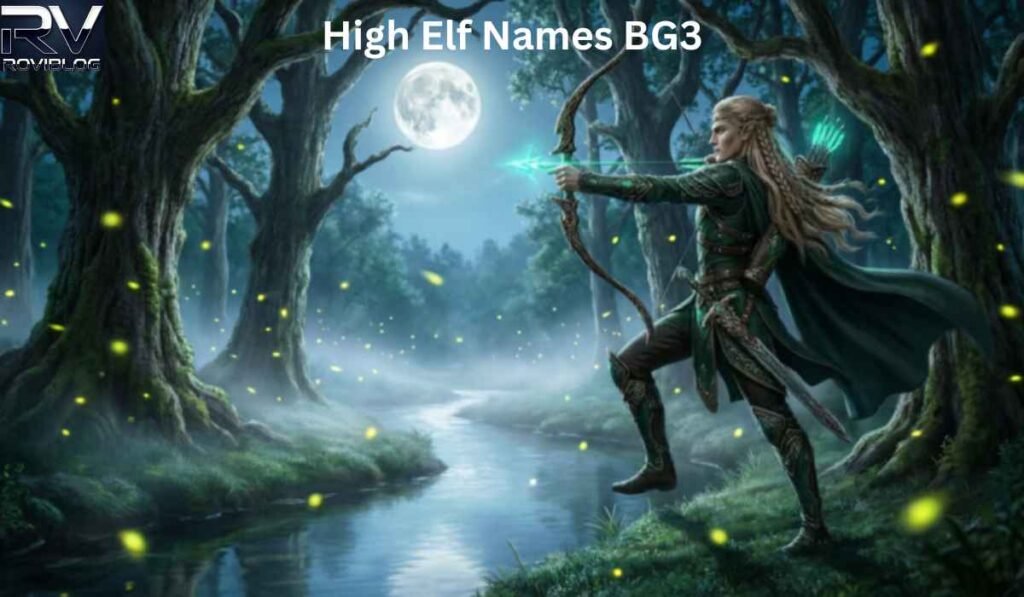High Elf Names BG3