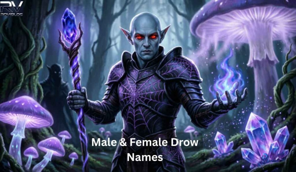 Male & Female Drow Names