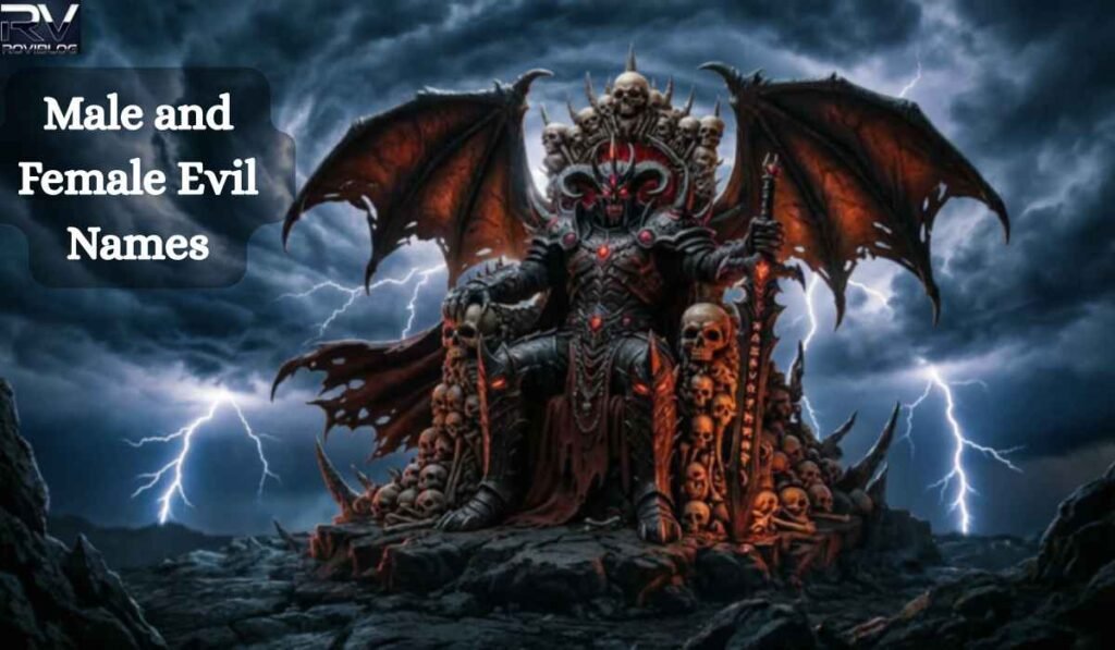 Male and Female Evil Names
