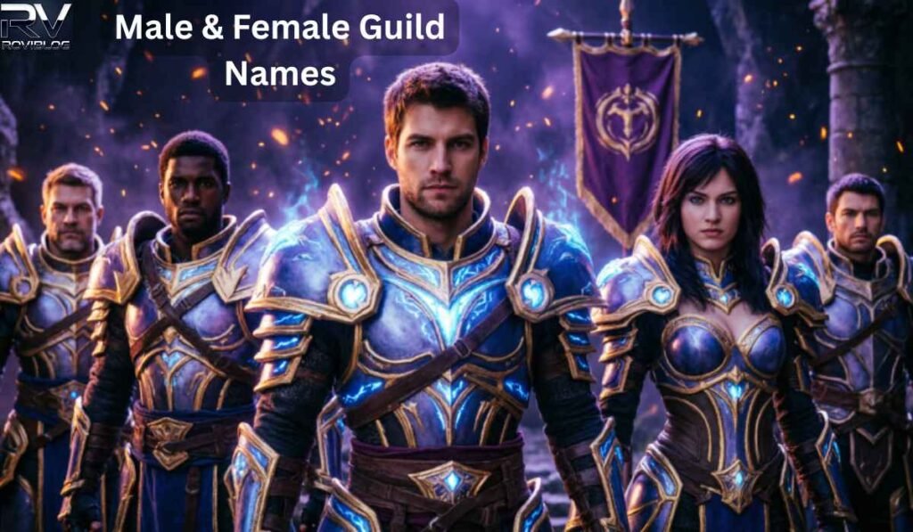 Male & Female Guild Names